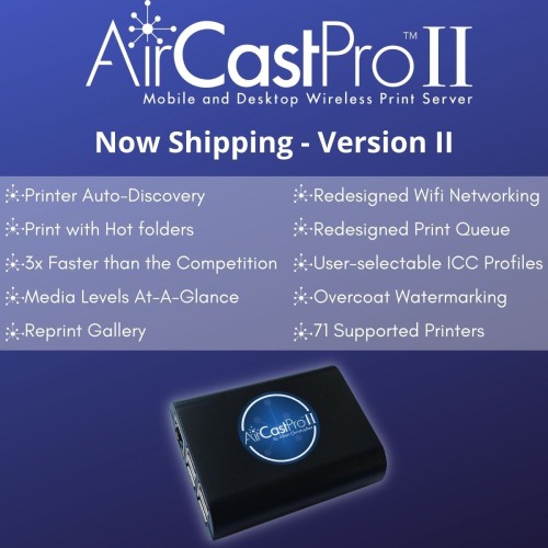 AirCastPro II Wireless Print Server Express Edition